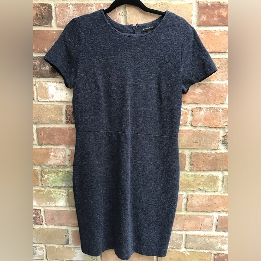 Banana Republic gray sheath size 12